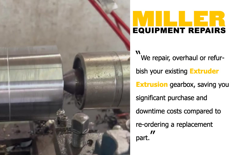 extruder extrusion gearbox rebuild