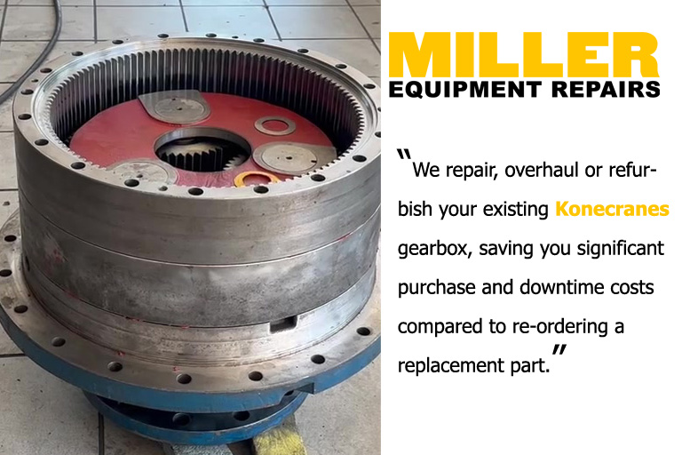 konecranes gearbox rebuild
