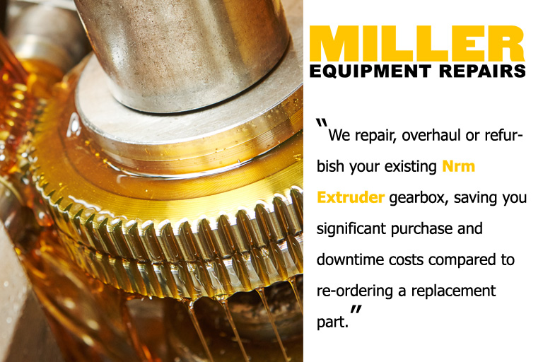 nrm extruder gearbox rebuild